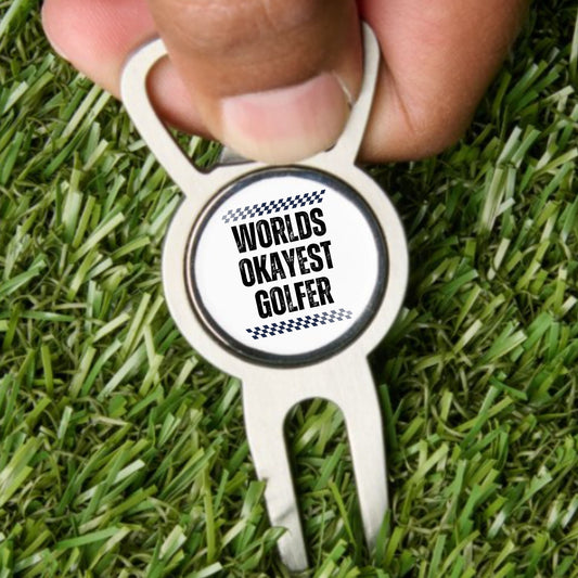Custom Divot Tool with Ball Marker and Bottle Opener, Personalized Gift for Golfer, Golf Ball Marker with Divot Tool, Golf Christmas Gift