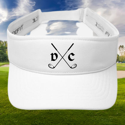 Custom Logo Golf Visor, Personalized Design Visor for Golfer, Christmas Gift for Golfer, Gift for Dad, Gift for Husband, Golf Gift for Men