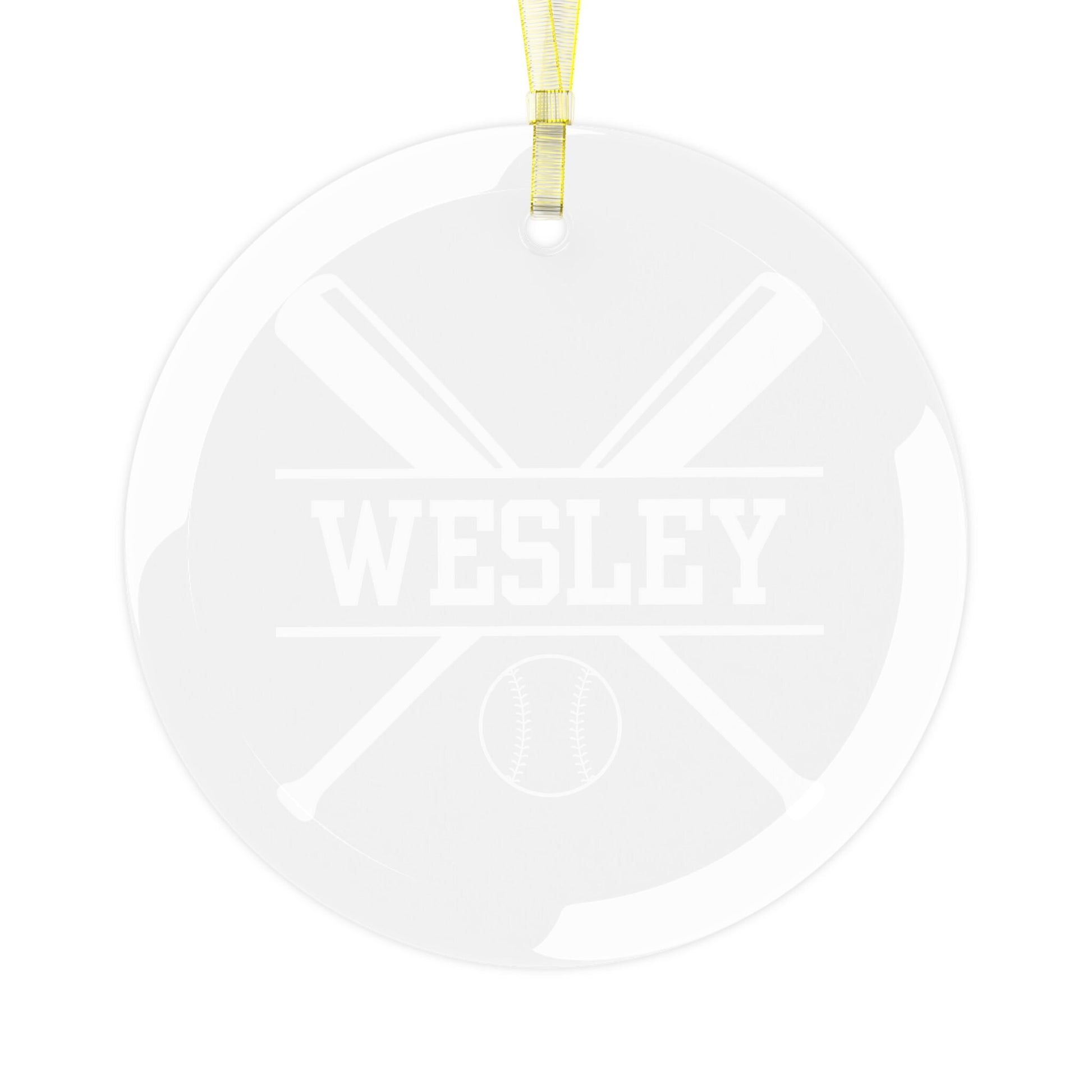 Custom Baseball Christmas Ornament, Personalized Xmas Ornament for Baseball Lover, Gift for Son, Gift for Grandson, Gift for Dad, Father