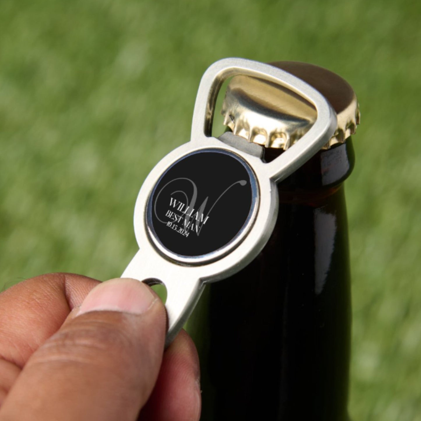 Custom Divot Tool with Ball Marker and Bottle Opener, Personalized Gift for Groomsman, Golf Ball Marker with Divot Tool, Golf Christmas Gift