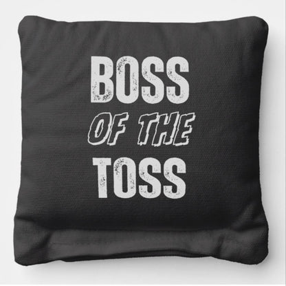 Boss Corn Hole Bags, Funny Cornhole Bags, Cornhole Gift, Bags for Corn Toss, Gift for Husband, Gift for Boyfriend, Perfect Tailgating Gift