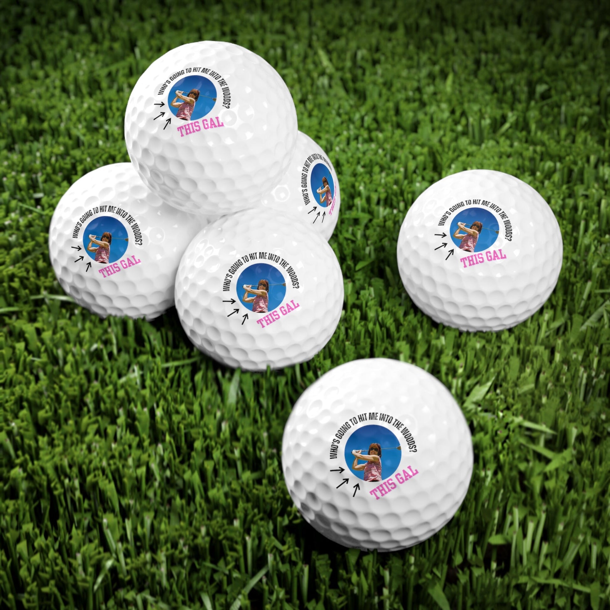 Custom Photo Golf Balls, Personalized Golf Balls, Golf Gifts for Her, Gift for Wife, Golfer Christmas Gift, Xmas Golf Gift, Gift for Mom