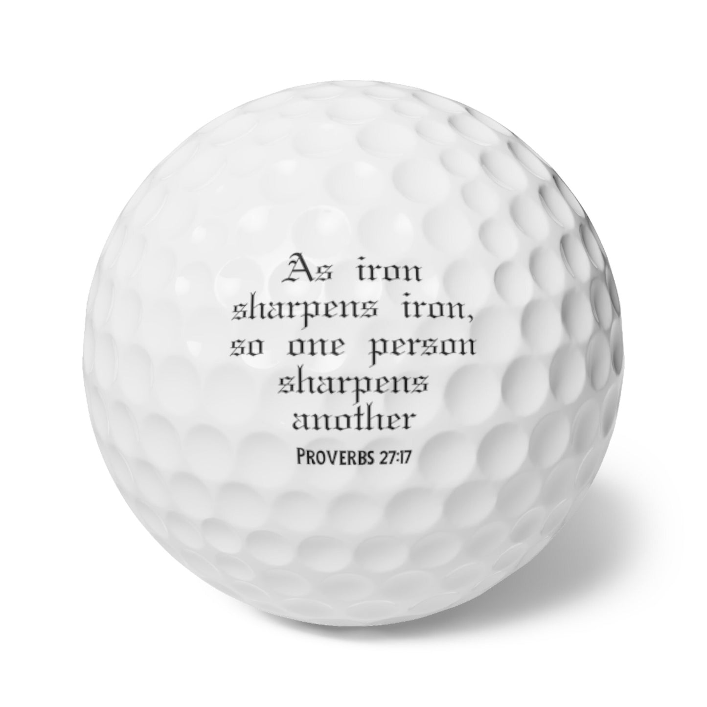 Inspirational Golf Balls, Religious Golf Balls, Golf Gifts for Him, Gift for Husband, Golfer Christmas Gift, Xmas Golf Gift, Gift for Dad
