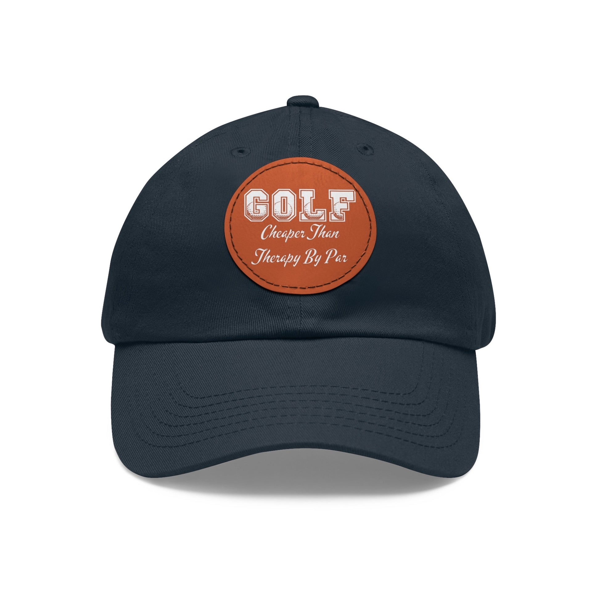 Funny Golf Hat, Cheaper Than Therapy By Par, Low Profile Baseball Cap, Gift for Golfer, Gift for Dad, Golf Gifts for Men, Golf Lover Gift