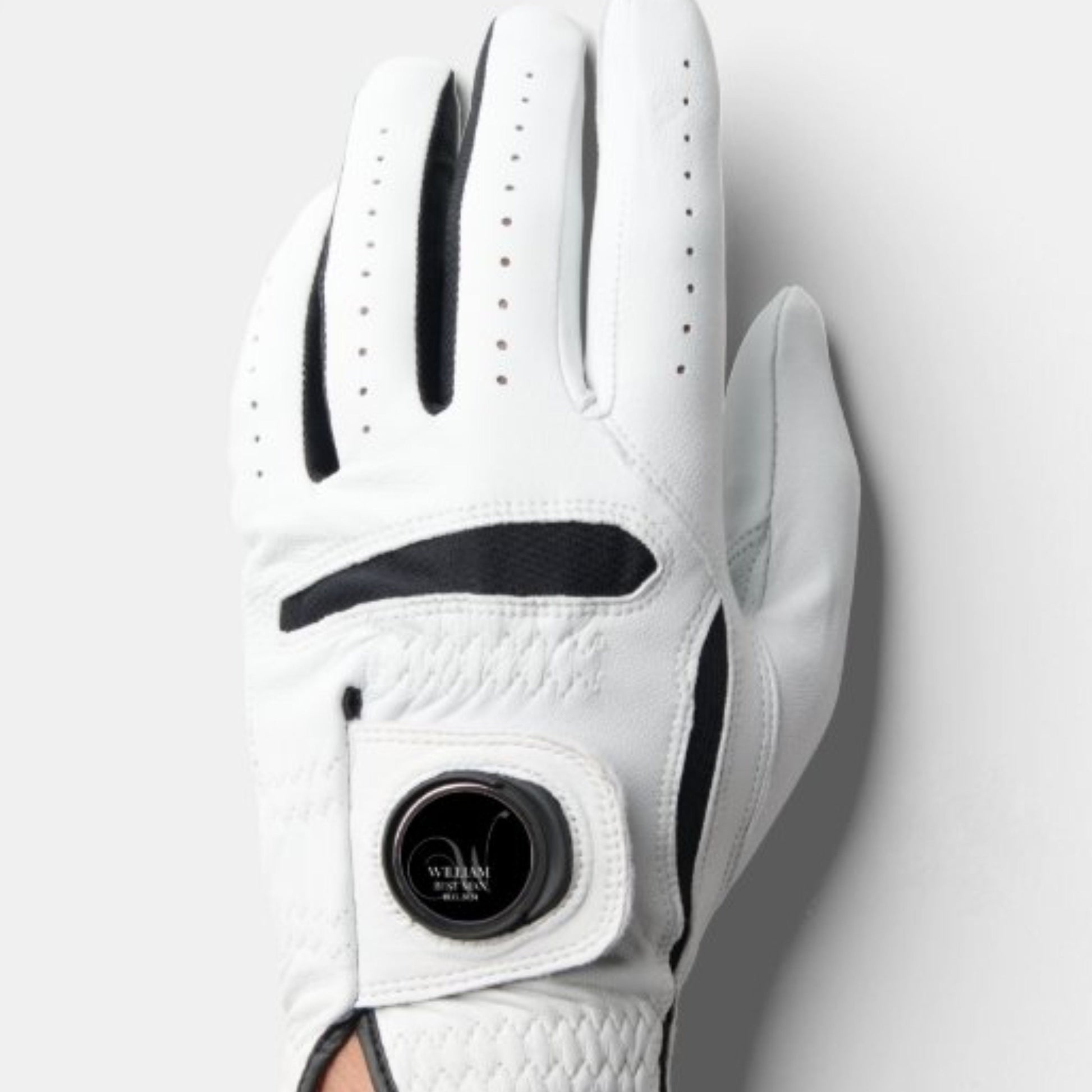 Custom Golf Glove with Monogram Ball Marker, Personalized Golf Gift, Mens Golf Gift, Gift for Best Man, Groomsman Proposal, Gift for Wedding