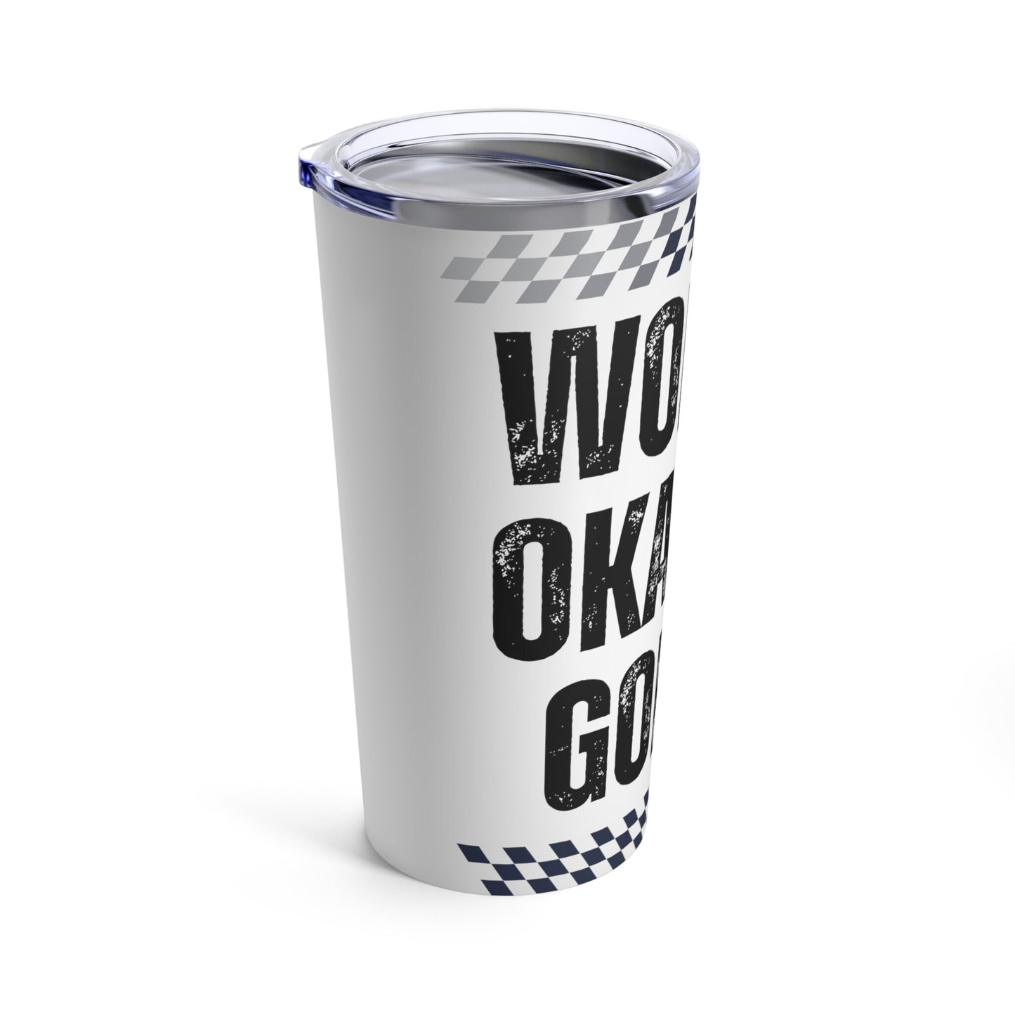 Worlds Okayest Golfer Tumbler, 20 oz Coffee Tumbler, Funny Golf Water Bottle, Gift for Golf Lover, Gift for Husband, Gift for Dad, Father