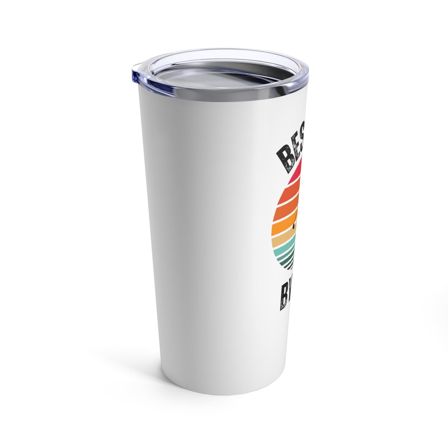 Best Dad by Par Golf Tumbler, 20 oz Coffee Tumbler, Funny Golf Water Bottle, Gift for Golf Lover, Gift for Husband, Gift for Dad, Father