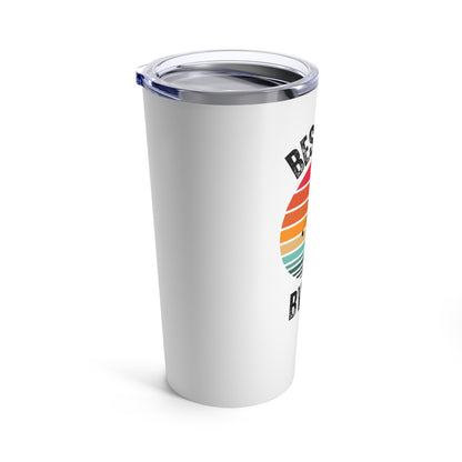 Best Dad by Par Golf Tumbler, 20 oz Coffee Tumbler, Funny Golf Water Bottle, Gift for Golf Lover, Gift for Husband, Gift for Dad, Father