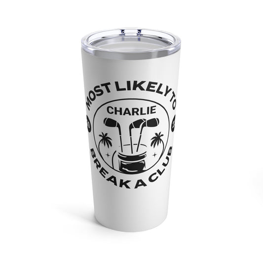 Funny Groomsman Golf Tumbler, 20 oz Steel Coffee Tumbler, Funny Golf Water Bottle, Gift for Golf Lover, Gift for Groom, Bachelor Party Gift