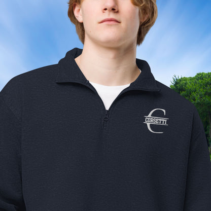Personalized Fleece Golf Quarter-Zip, Quarter Zip Pullover Sweater, Custom Golf Gift, Gift for Husband, Gift for Golfer, Golf Gift for Men
