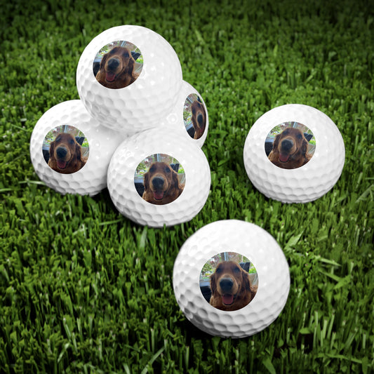 Custom Dog Golf Balls, Personalized Dog Dad Golf Balls, Customized Dog Mom Golf Balls, Golf Gift for Men, Gift for Dog Owner, New Dog Gift