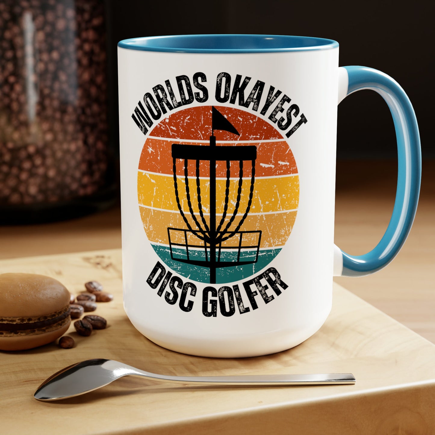Funny Disc Golf Mug, Disc Golf Coffee Cup, Disc Golf Tea Cup, 15 oz Ceramic Mug for Disc Golfer, Disc Golf Gift, Disc Golfer Christmas Gift