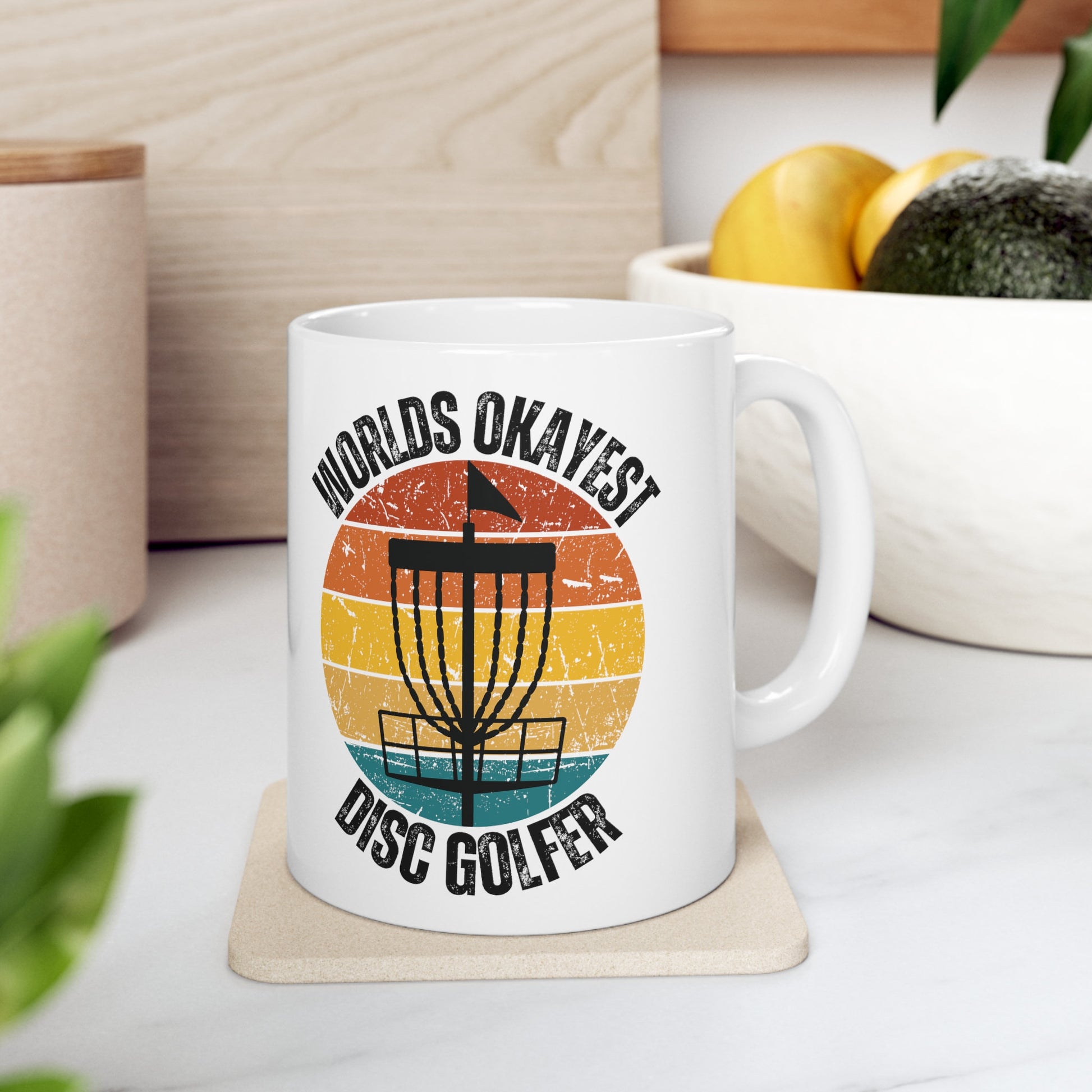 Funny Disc Golf Mug, Disc Golf Coffee Cup, Disc Golf Tea Cup, 11 oz Ceramic Mug for Disc Golfer, Disc Golf Gift, Disc Golfer Christmas Gift