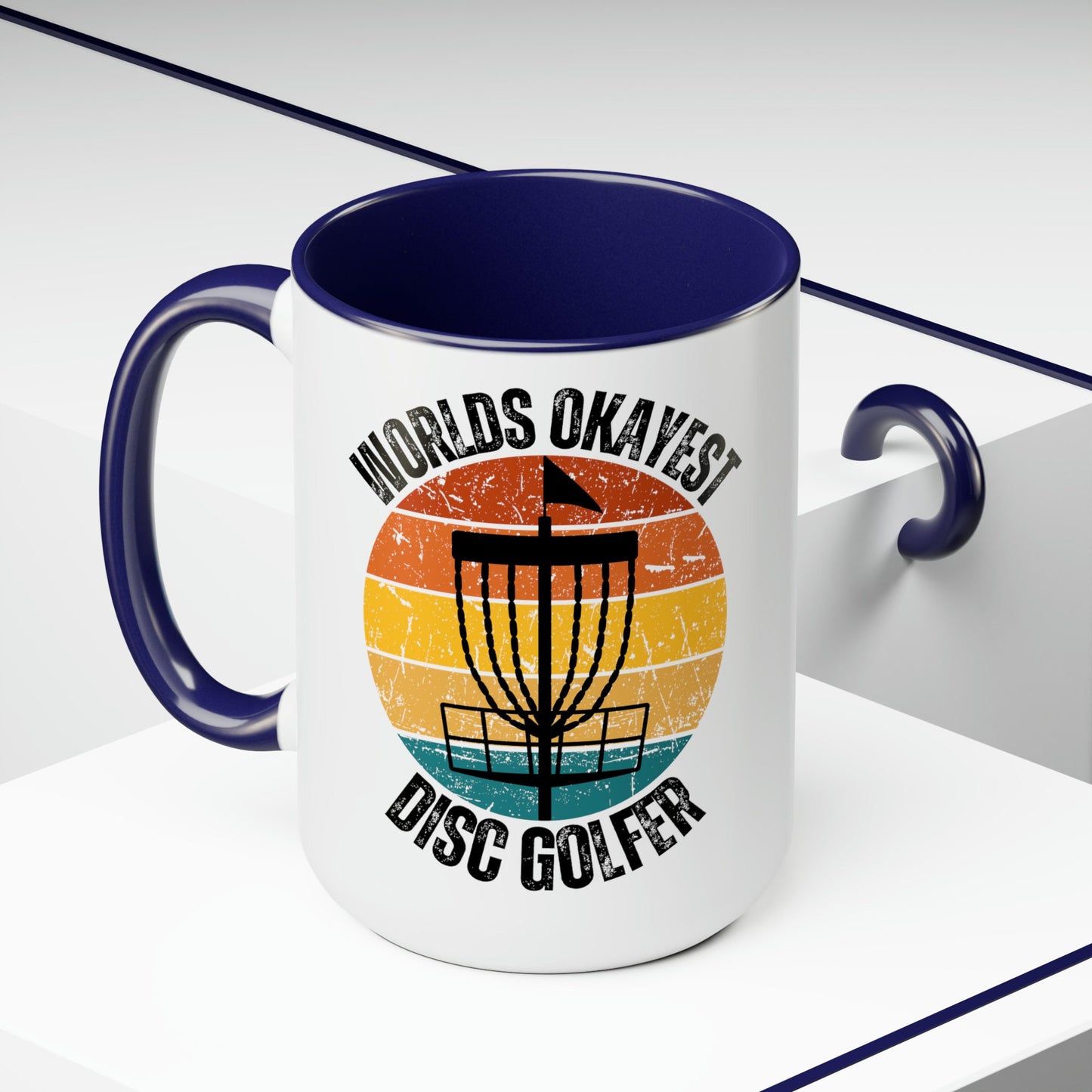 Funny Disc Golf Mug, Disc Golf Coffee Cup, Disc Golf Tea Cup, 15 oz Ceramic Mug for Disc Golfer, Disc Golf Gift, Disc Golfer Christmas Gift