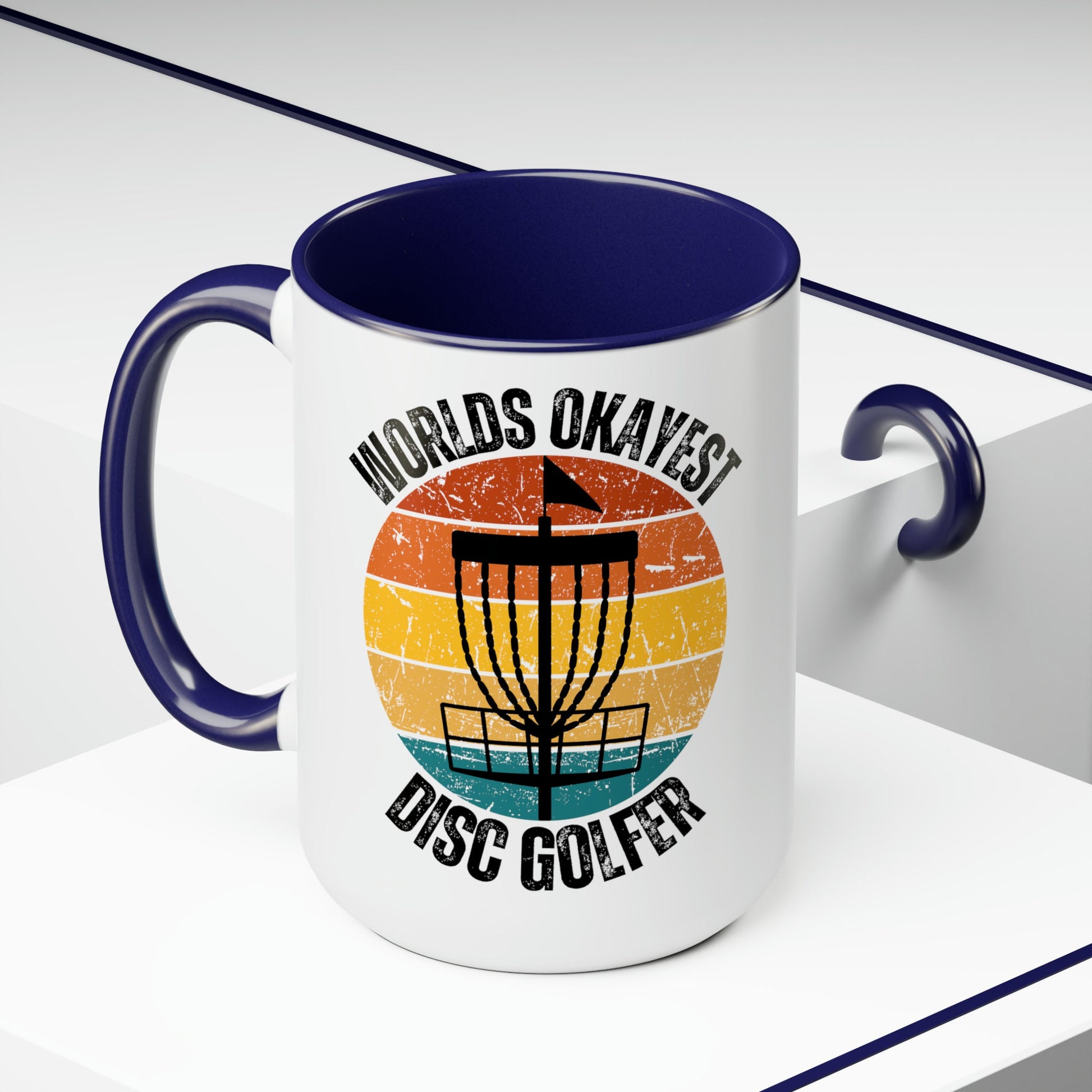Funny Disc Golf Mug, Disc Golf Coffee Cup, Disc Golf Tea Cup, 15 oz Ceramic Mug for Disc Golfer, Disc Golf Gift, Disc Golfer Christmas Gift