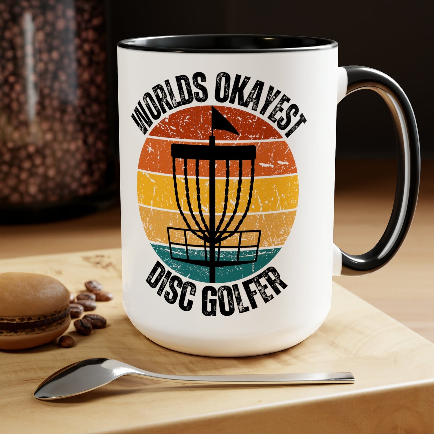 Funny Disc Golf Mug, Disc Golf Coffee Cup, Disc Golf Tea Cup, 15 oz Ceramic Mug for Disc Golfer, Disc Golf Gift, Disc Golfer Christmas Gift