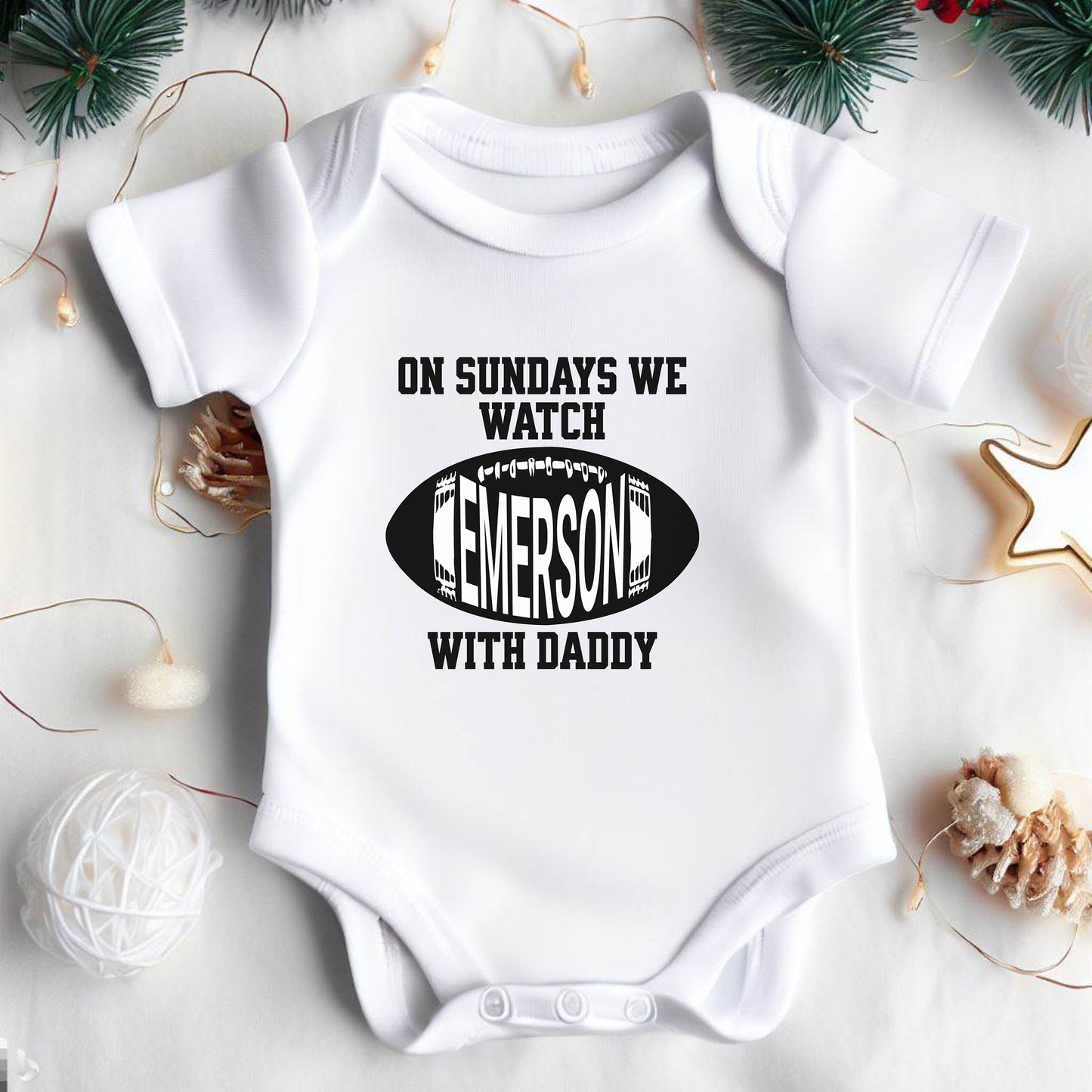 Baby Football Shirt, Kids Football Shirt, Baby Football Bodysuit, Baby Football, Football Lover Gift, Football Gift for Men, New Dad Gift