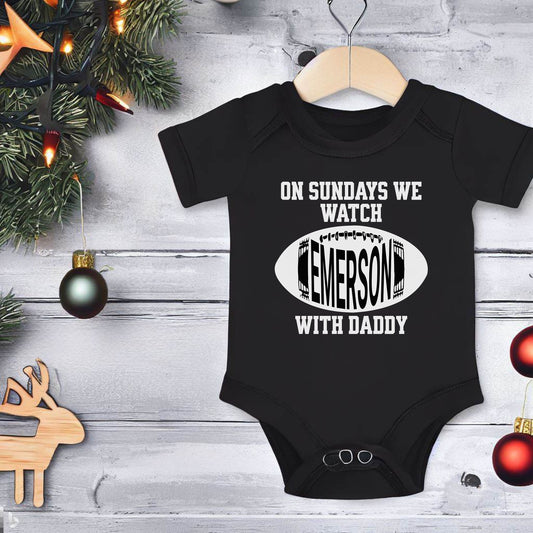 Baby Football Shirt, Kids Football Shirt, Baby Football Bodysuit, Baby Football, Football Lover Gift, Football Gift for Men, New Dad Gift