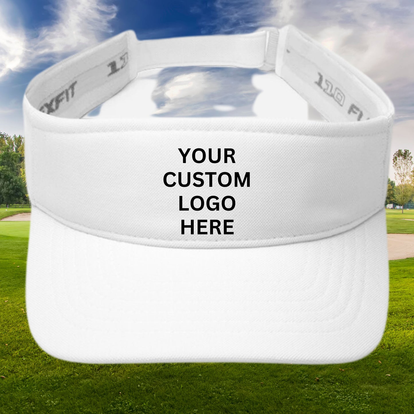 Custom Logo Golf Visor, Personalized Design Visor for Golfer, Christmas Gift for Golfer, Gift for Dad, Gift for Husband, Golf Gift for Men