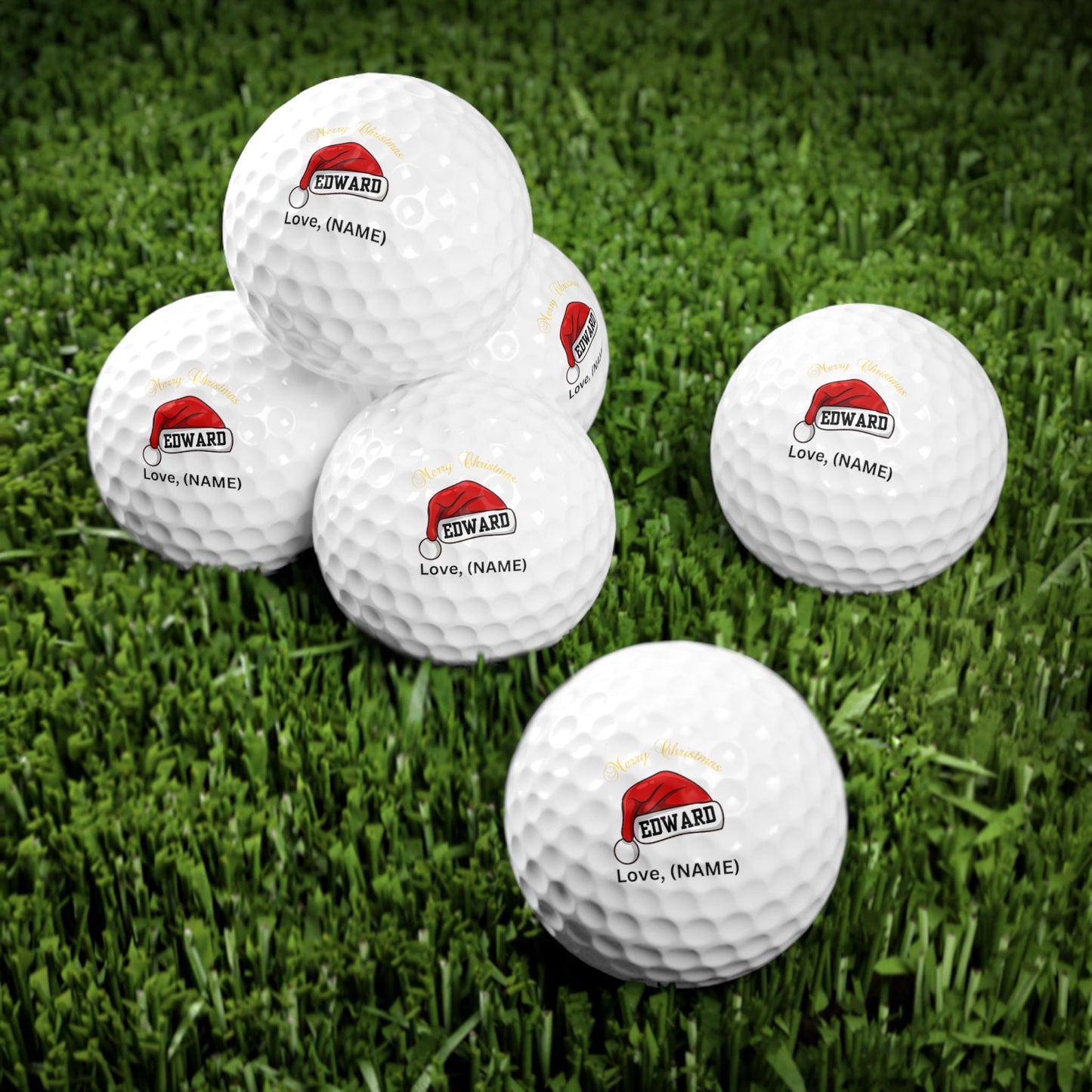 Custom Christmas Golf Ball Gift, Customized Golf Balls, Gift for Husband, Personalized Golf Ball Gift, Perfect Gift for Dad, Gift for Golfer
