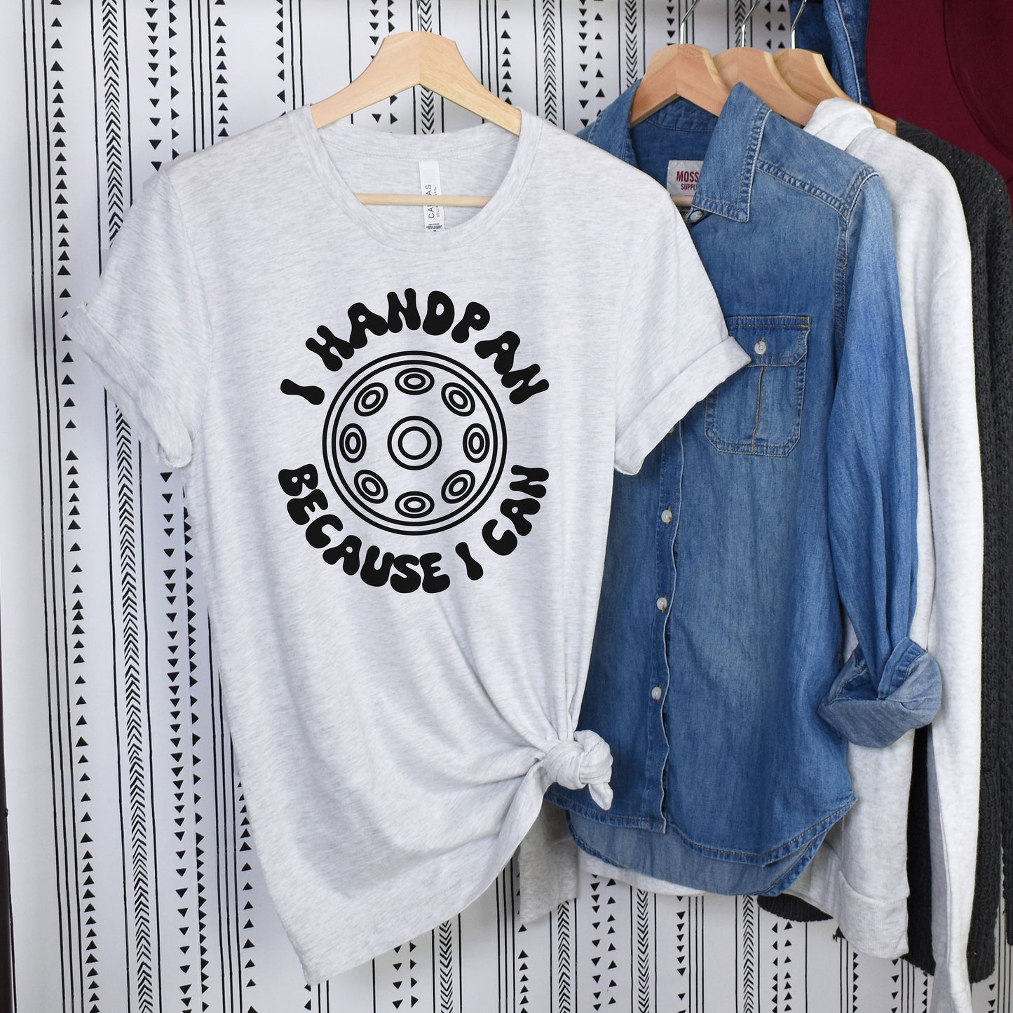 Handpan Shirt, Hand Pan T-Shirt, Handpan Gift Ideas, Gift for Musician, Gift for Husband, Gift for Son, Gift for Daughter, Music Tshirt