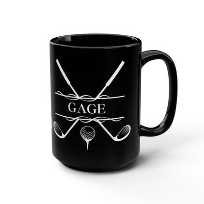 Custom Golf Coffee Mug, Customized Golf Coffee Cup, Personalized Golf Cup, Ceramic Mug for Golfer, Golf Gift for Men, Golf Christmas Gift