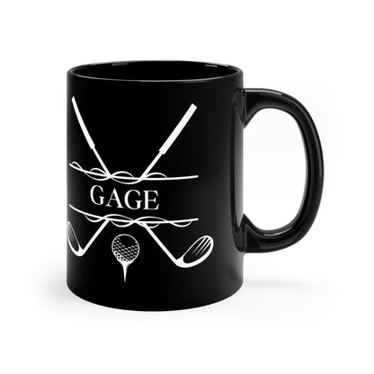 Custom Golf Coffee Mug, Customized Golf Coffee Cup, Personalized Golf Cup, Ceramic Mug for Golfer, Golf Gift for Men, Golf Christmas Gift