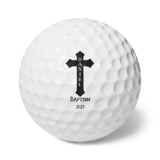 Custom Baptism Golf Ball Gift, Customized Golf Balls, Gift for Son, Personalized Golf Ball Gift, Perfect Gift for Baptism, Gift for Golfer