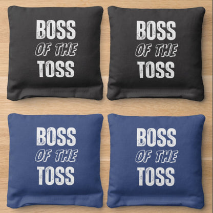 Boss Corn Hole Bags, Funny Cornhole Bags, Cornhole Gift, Bags for Corn Toss, Gift for Husband, Gift for Boyfriend, Perfect Tailgating Gift