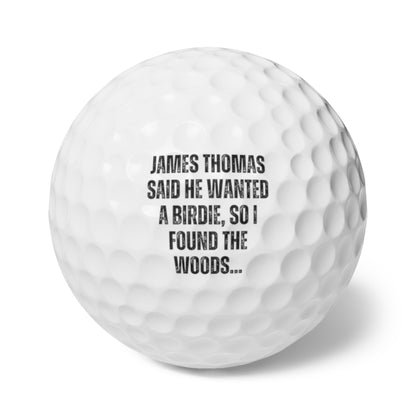 Funny Custom Golf Balls, Personalized Golf Balls, Golf Gifts for Him, Gift for Husband, Golfer Christmas Gift, Xmas Golf Gift, Gift for Dad