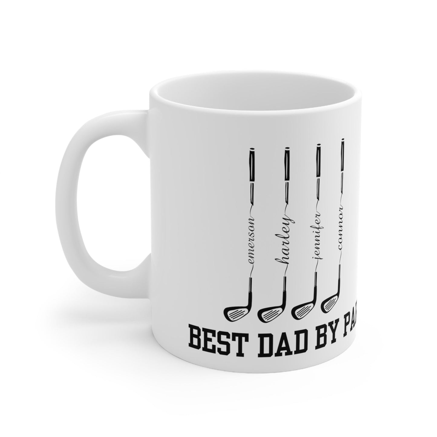 Custom Golf Coffee Mug, Customized Golf Coffee Cup, Personalized Golf Cup, Ceramic Mug for Golfer, Golf Gift for Men, Golf Christmas Gift