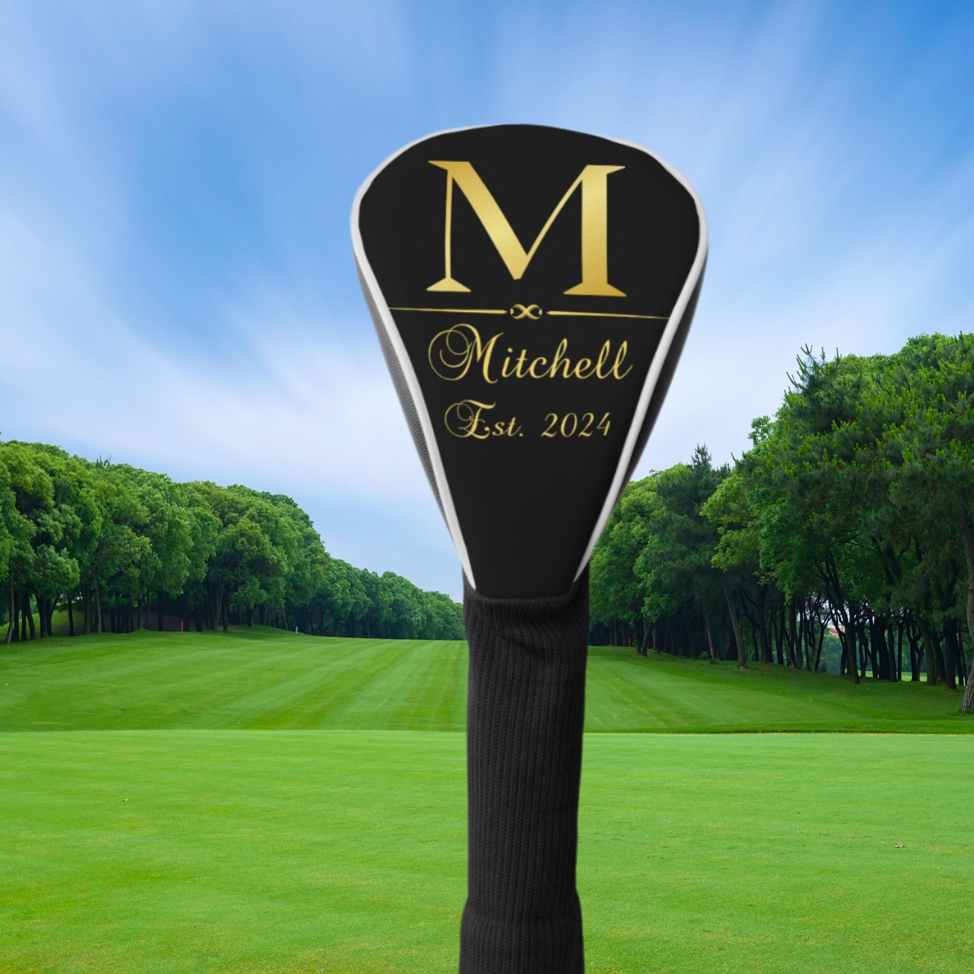 Custom Golf Club Cover, Personalized Club Cover, Customized Golf Club Head Cover, Groomsman Gift, Wedding Gift, Gift for Groom, Husband Gift