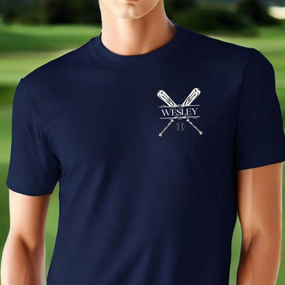 Custom Baseball Shirt, Personalized Baseball Tshirt, Customized Hockey Tee, Gift for Baseball Player, Baseball T-shirt Gift, Baseball Gift