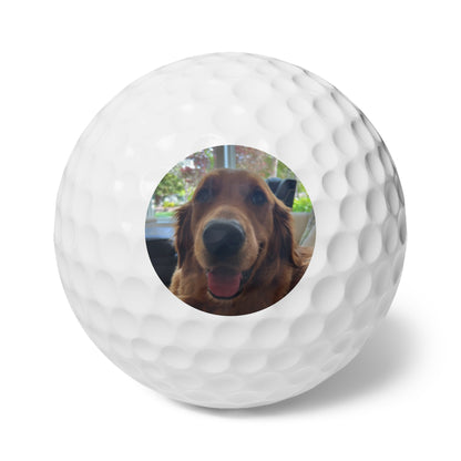 Custom Dog Golf Balls, Personalized Dog Dad Golf Balls, Customized Dog Mom Golf Balls, Golf Gift for Men, Gift for Dog Owner, New Dog Gift