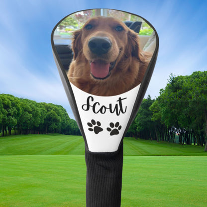 Custom Golf Club Cover, Personalized Driver Cover, Customized Golf Head Cover, Gift for Dad, Xmas Gift, Dad Christmas Gift, Husband Gift