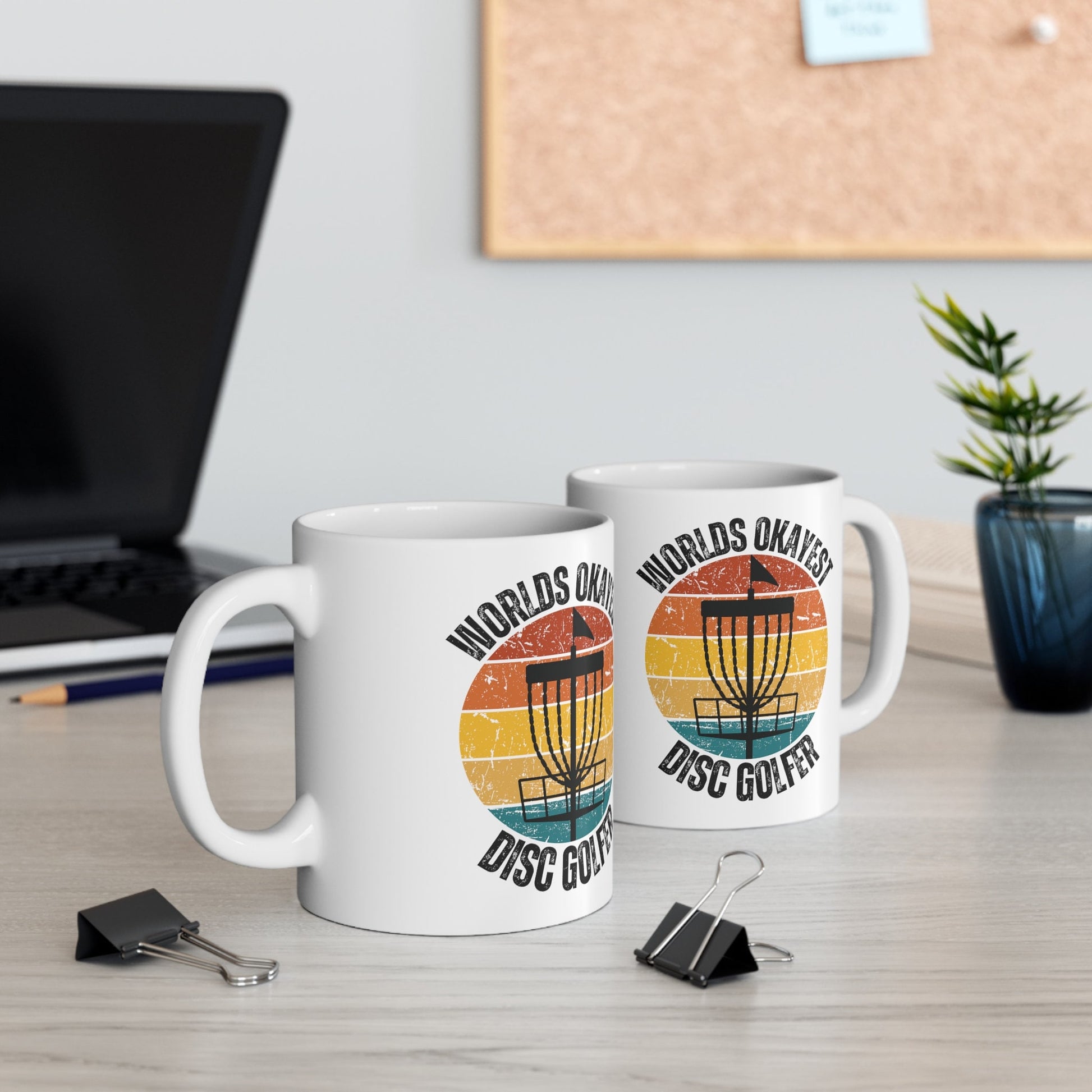 Funny Disc Golf Mug, Disc Golf Coffee Cup, Disc Golf Tea Cup, 11 oz Ceramic Mug for Disc Golfer, Disc Golf Gift, Disc Golfer Christmas Gift
