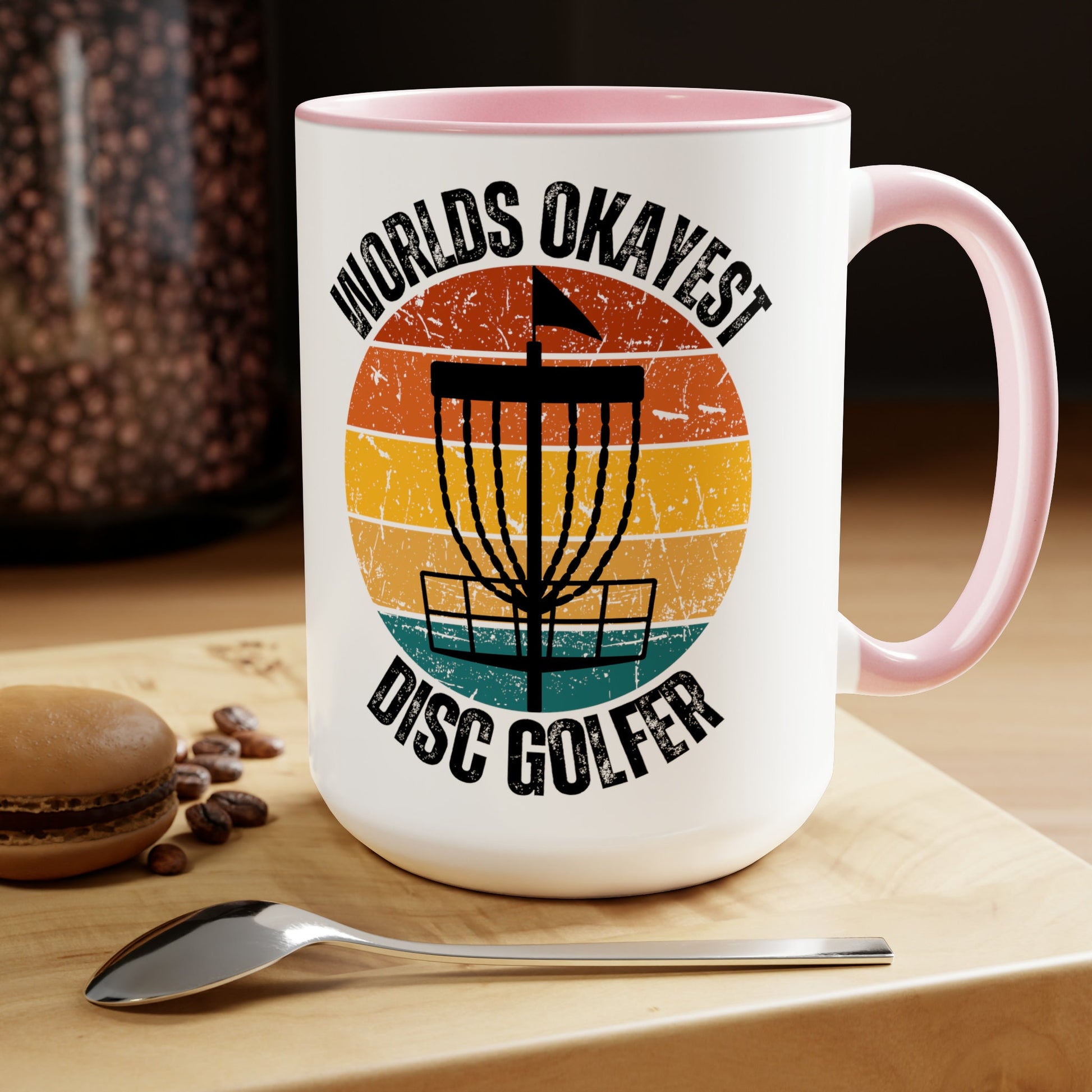 Funny Disc Golf Mug, Disc Golf Coffee Cup, Disc Golf Tea Cup, 15 oz Ceramic Mug for Disc Golfer, Disc Golf Gift, Disc Golfer Christmas Gift
