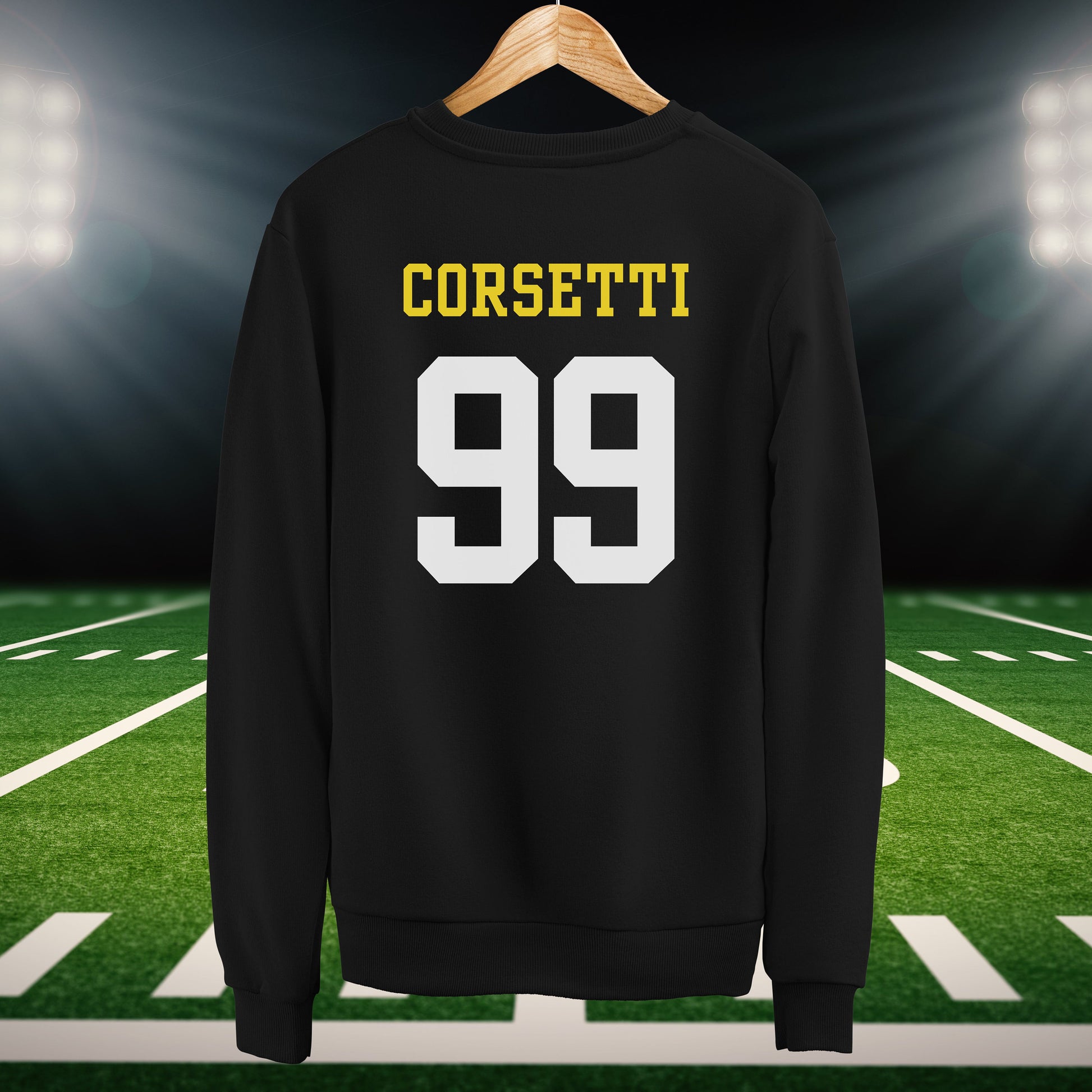 Custom Girlfriend Football Sweatshirt, Personalized Sweater for Girlfriend, Customized Football Mom, Gift for Girlfriend, Great Gift for Mom