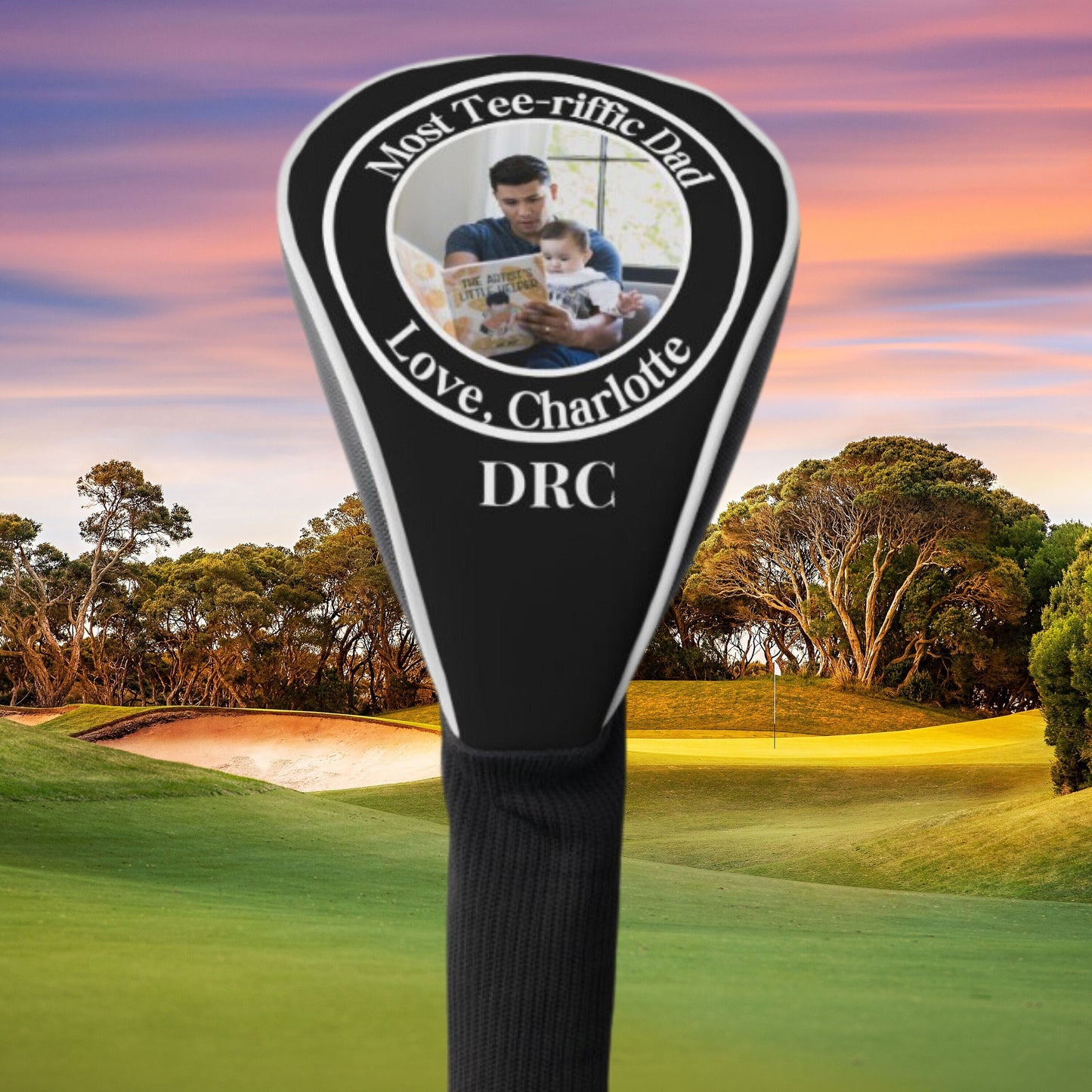 Custom Golf Club Cover, Personalized Club Cover, Customized Golf Club Head Cover, Groomsman Gift, Wedding Gift, Gift for Groom, Husband Gift