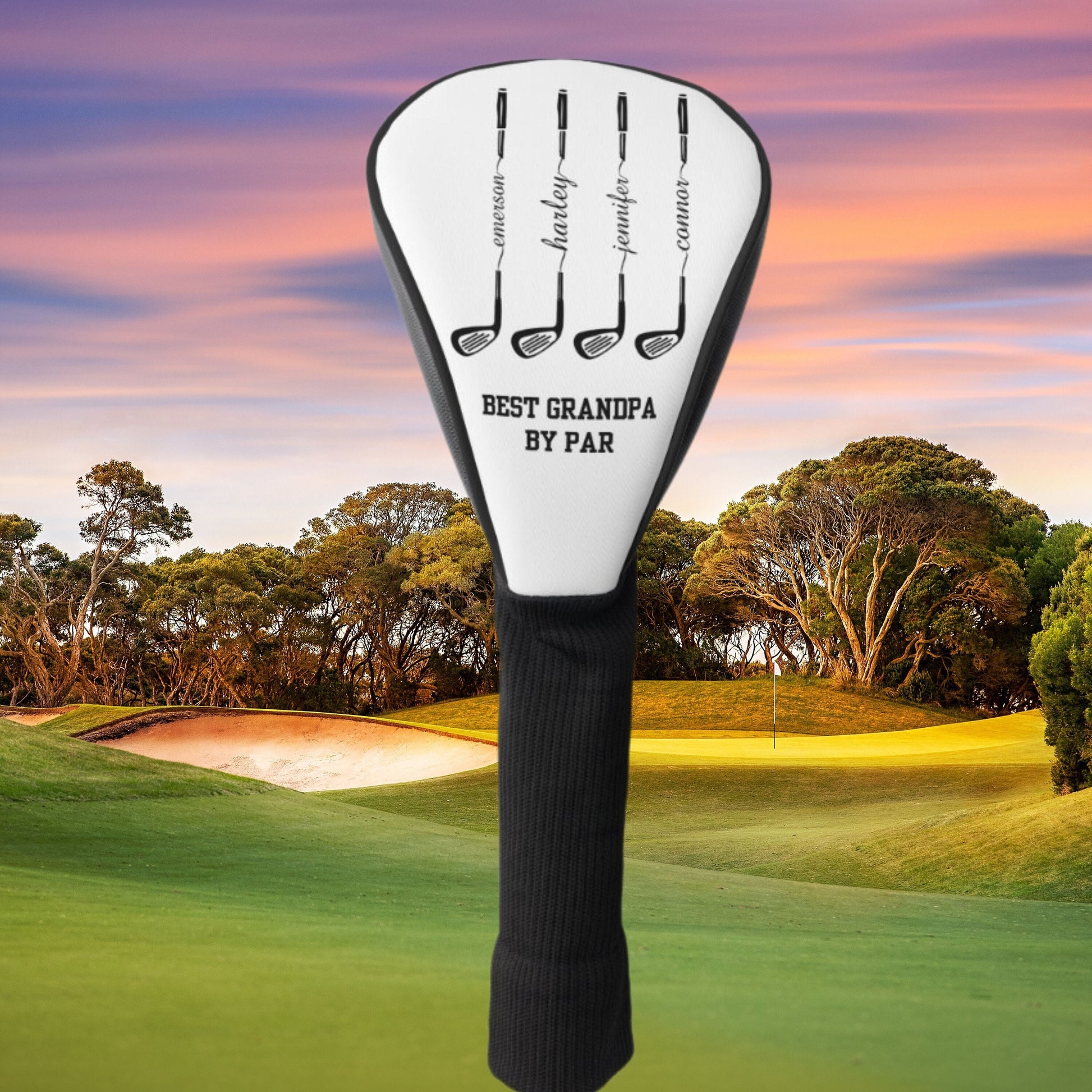Custom Golf Club Cover, Personalized Club Cover, Customized Golf Club Head Cover, Groomsman Gift, Wedding Gift, Gift for Groom, Husband Gift