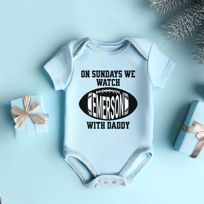 Baby Football Shirt, Kids Football Shirt, Baby Football Bodysuit, Baby Football, Football Lover Gift, Football Gift for Men, New Dad Gift