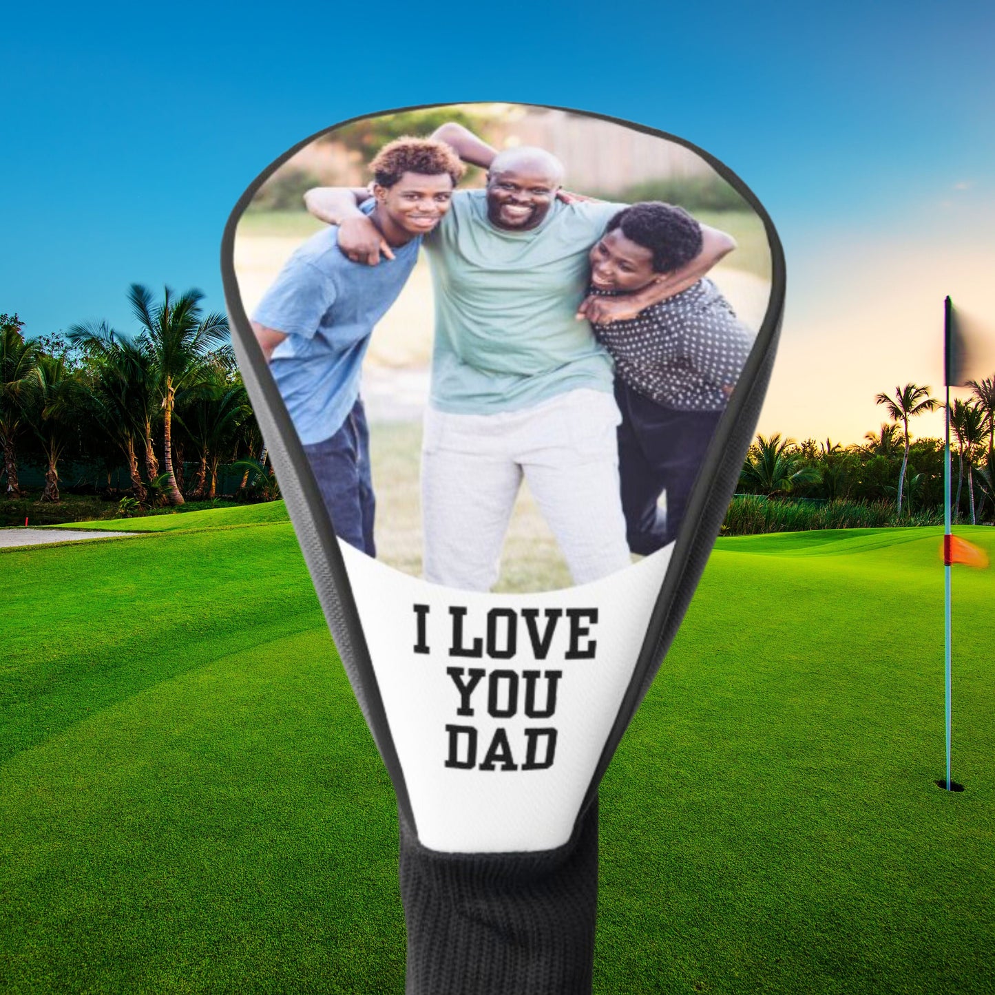 Custom Golf Club Cover, Personalized Driver Cover, Customized Golf Head Cover, Gift for Dad, Xmas Gift, Dad Christmas Gift, Husband Gift