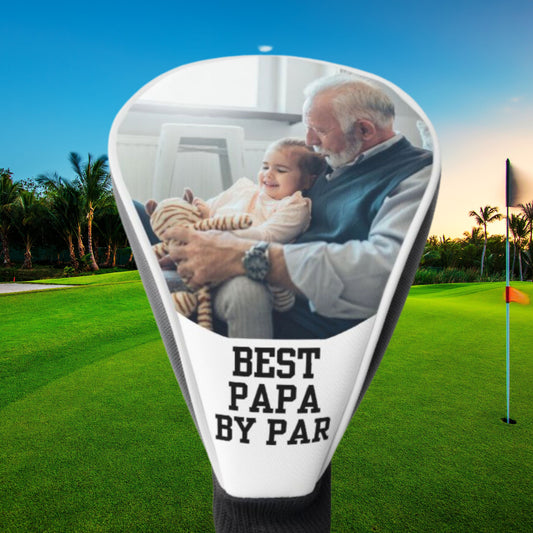 Custom Golf Club Cover, Personalized Driver Cover, Customized Golf Head Cover, Gift for Papa, Grandfather Xmas Gift, Grandpa Christmas Gift