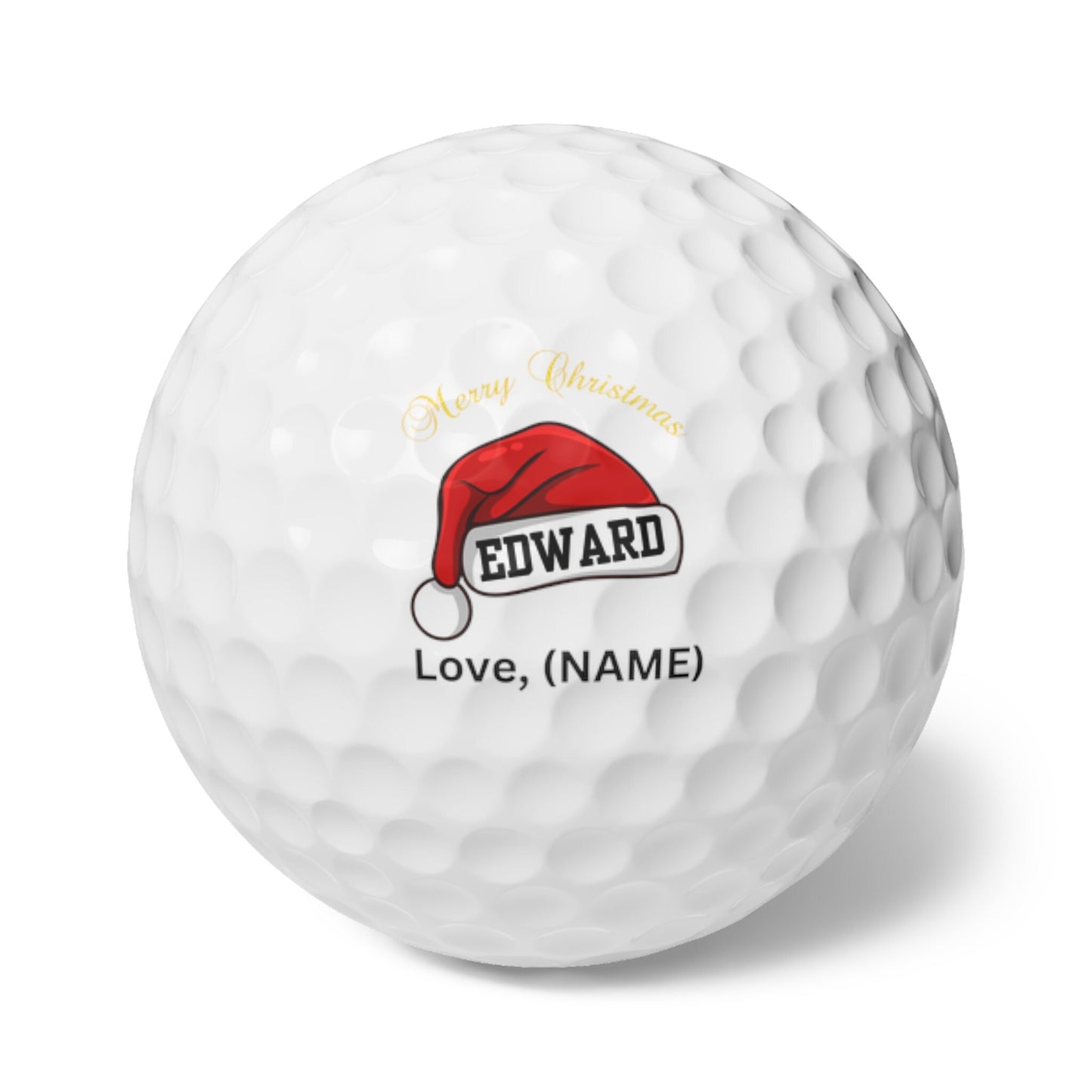 Custom Christmas Golf Ball Gift, Customized Golf Balls, Gift for Husband, Personalized Golf Ball Gift, Perfect Gift for Dad, Gift for Golfer