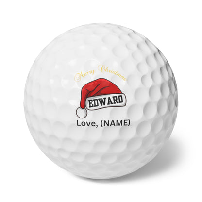 Custom Christmas Golf Ball Gift, Customized Golf Balls, Gift for Husband, Personalized Golf Ball Gift, Perfect Gift for Dad, Gift for Golfer