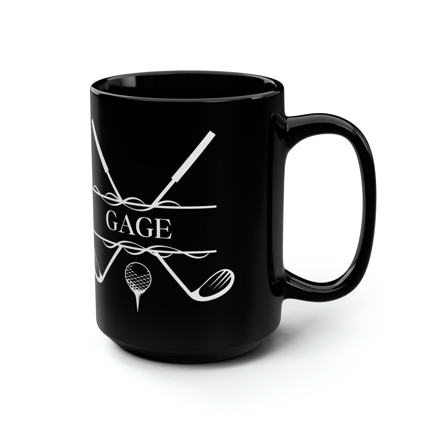 Custom Golf Coffee Mug, Customized Golf Coffee Cup, Personalized Golf Cup, Ceramic Mug for Golfer, Golf Gift for Men, Golf Christmas Gift
