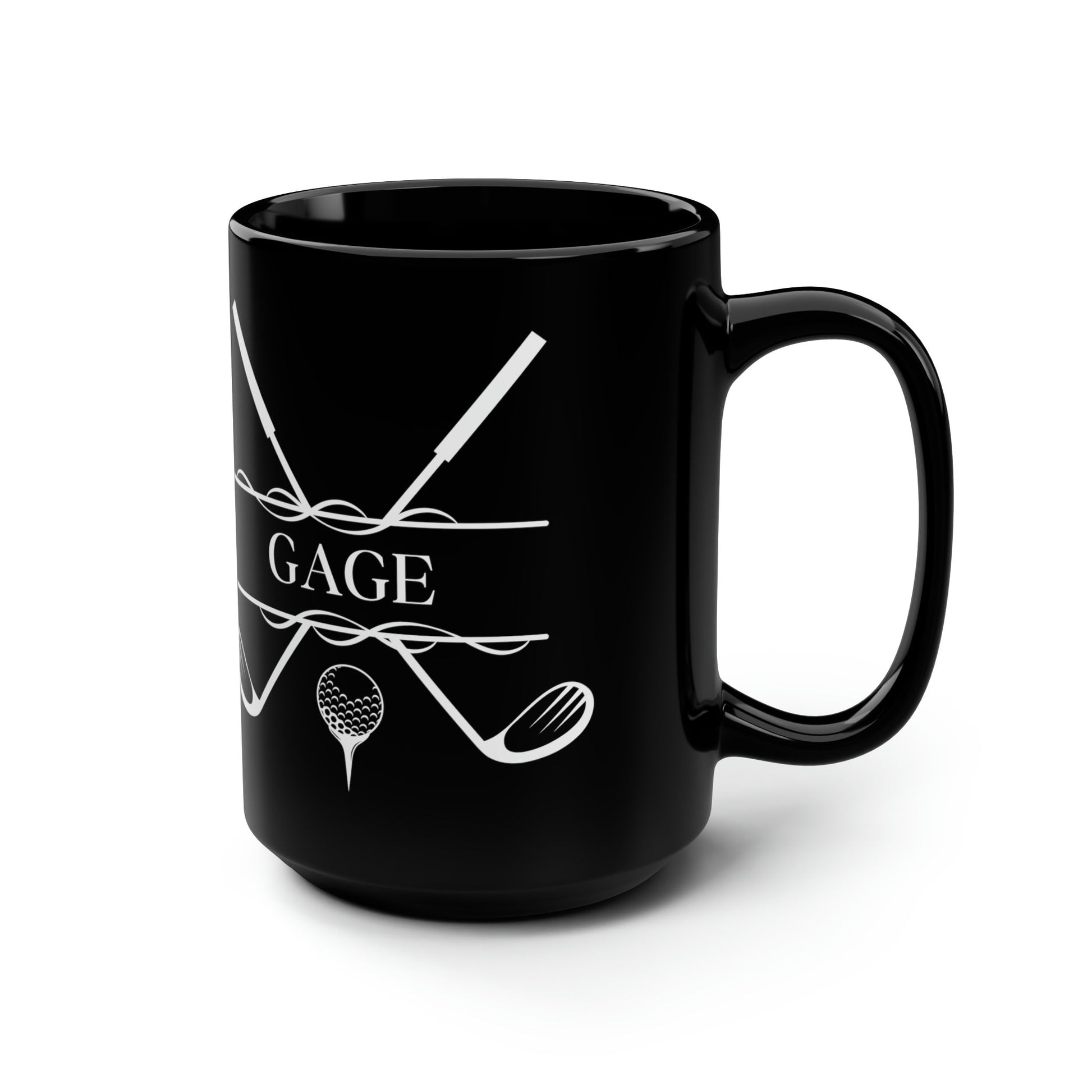Custom Golf Coffee Mug, Customized Golf Coffee Cup, Personalized Golf Cup, Ceramic Mug for Golfer, Golf Gift for Men, Golf Christmas Gift