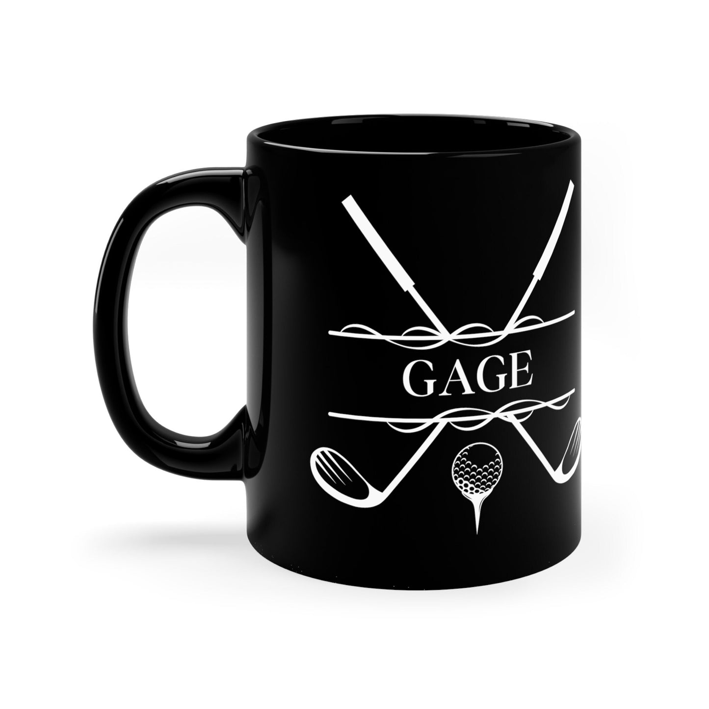Custom Golf Coffee Mug, Customized Golf Coffee Cup, Personalized Golf Cup, Ceramic Mug for Golfer, Golf Gift for Men, Golf Christmas Gift