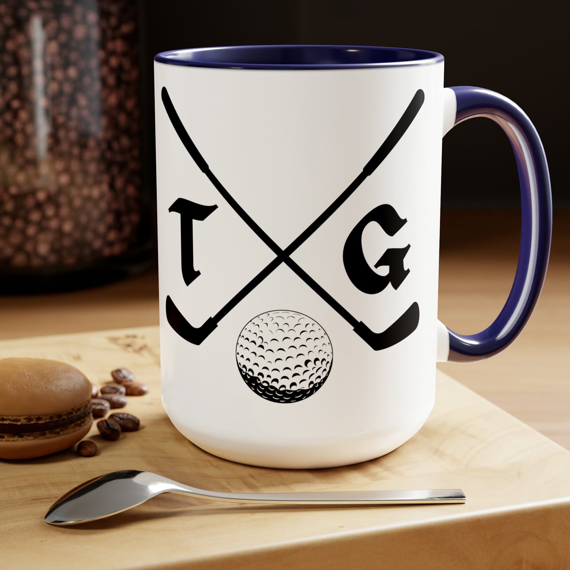 Custom Golf Coffee Mug, Customized Golf Coffee Cup, Personalized Golf Cup, Ceramic Mug for Golfer, Golf Gift for Men, Golf Christmas Gift