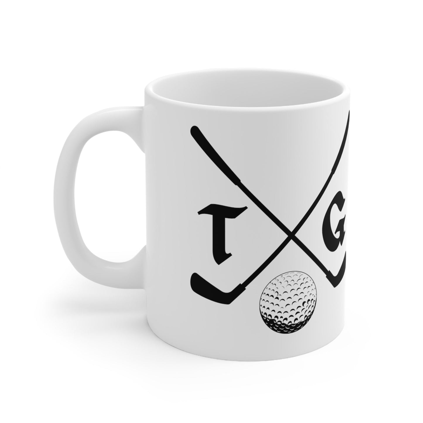 Custom Golf Coffee Mug, Customized Golf Coffee Cup, Personalized Golf Cup, Ceramic Mug for Golfer, Golf Gift for Men, Golf Christmas Gift